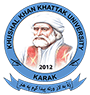 KHUSHAL KHAN KHATTAK UNIVERSITY KARAK